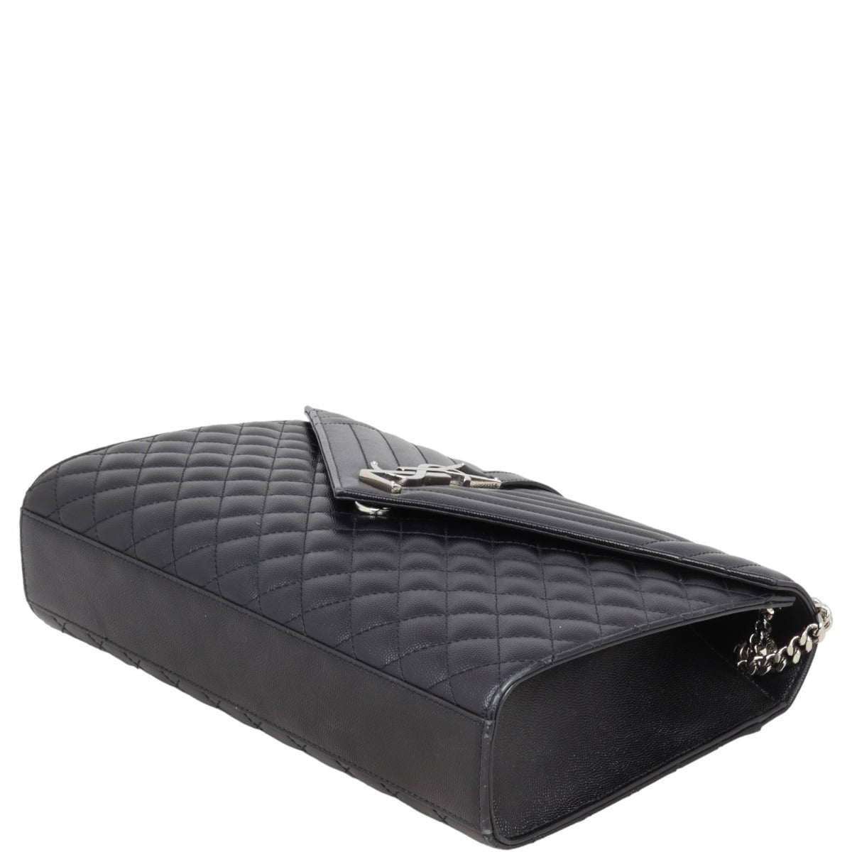 Saint Laurent Monogram Mix Matelasse Envelope Chain Bag Large