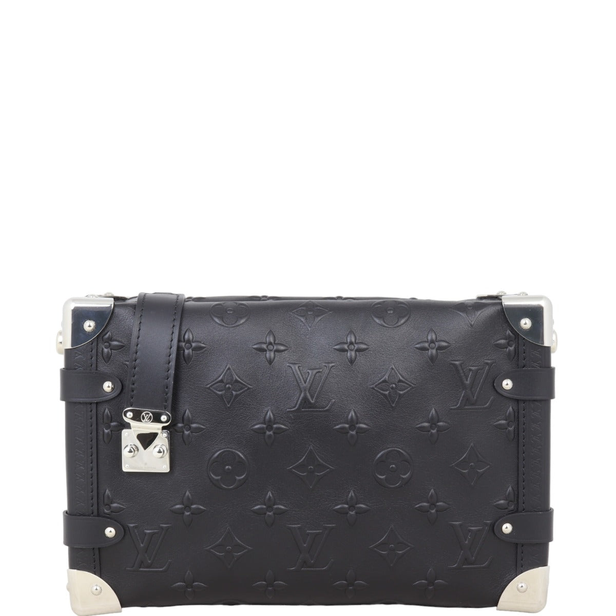 Louis Vuitton Side Trunk MM Monogram Debossed Calfskin