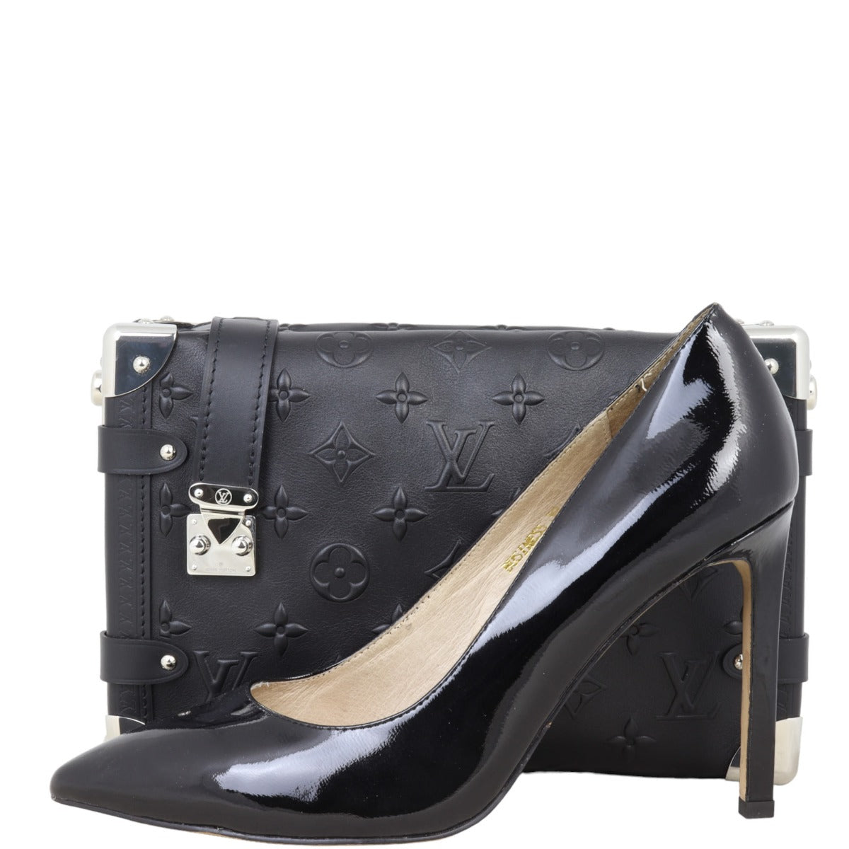 Louis Vuitton Side Trunk MM Monogram Debossed Calfskin