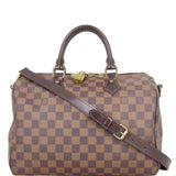 Louis Vuitton Speedy 30 Bandouliere Damier Ebene