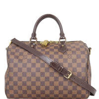 Louis Vuitton Speedy 30 Bandouliere Damier Ebene