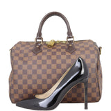 Louis Vuitton Speedy 30 Bandouliere Damier Ebene