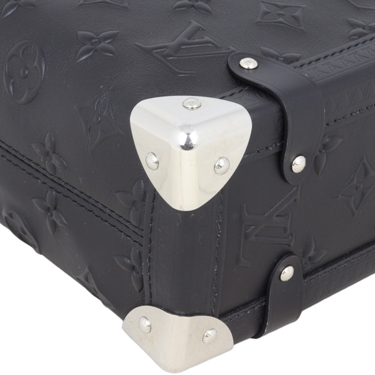 Louis Vuitton Side Trunk MM Monogram Debossed Calfskin