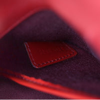 Dior Lady Dior Patent Cannage Pouch