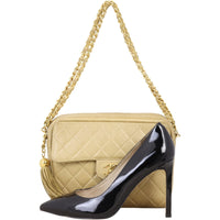 Chanel Vintage CC Tassel Camera Bag