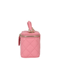 Chanel Top Handle Vanity Case Chain Bag Mini
