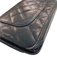 Chanel Mini Wallet on Chain | Black Diamond Quilted Lambskin