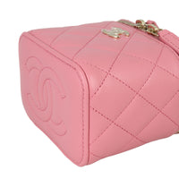 Chanel Top Handle Vanity Case Chain Bag Mini