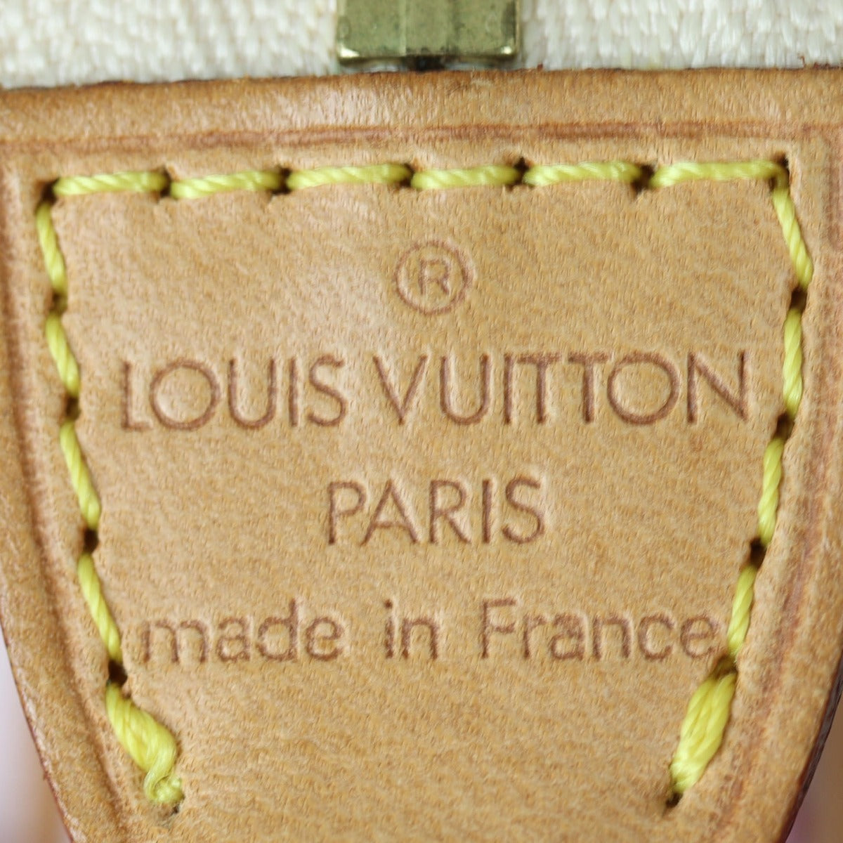Louis Vuitton Pochette Accessories Cherry Blossom Interior Stamp