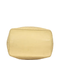 Chanel Quilted CC Drawstring Bucket Bag | Beige