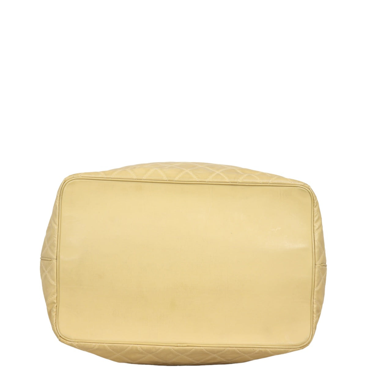 Chanel Quilted CC Drawstring Bucket Bag | Beige