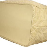 Chanel Quilted CC Drawstring Bucket Bag | Beige