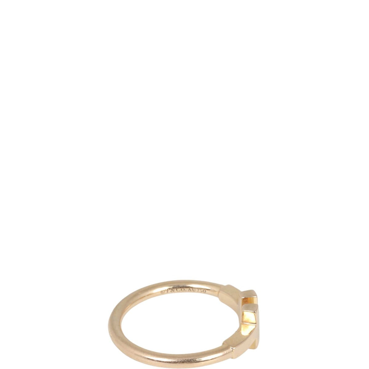 Tiffany & Co Tiffany T Wire 18k Rose Gold Ring