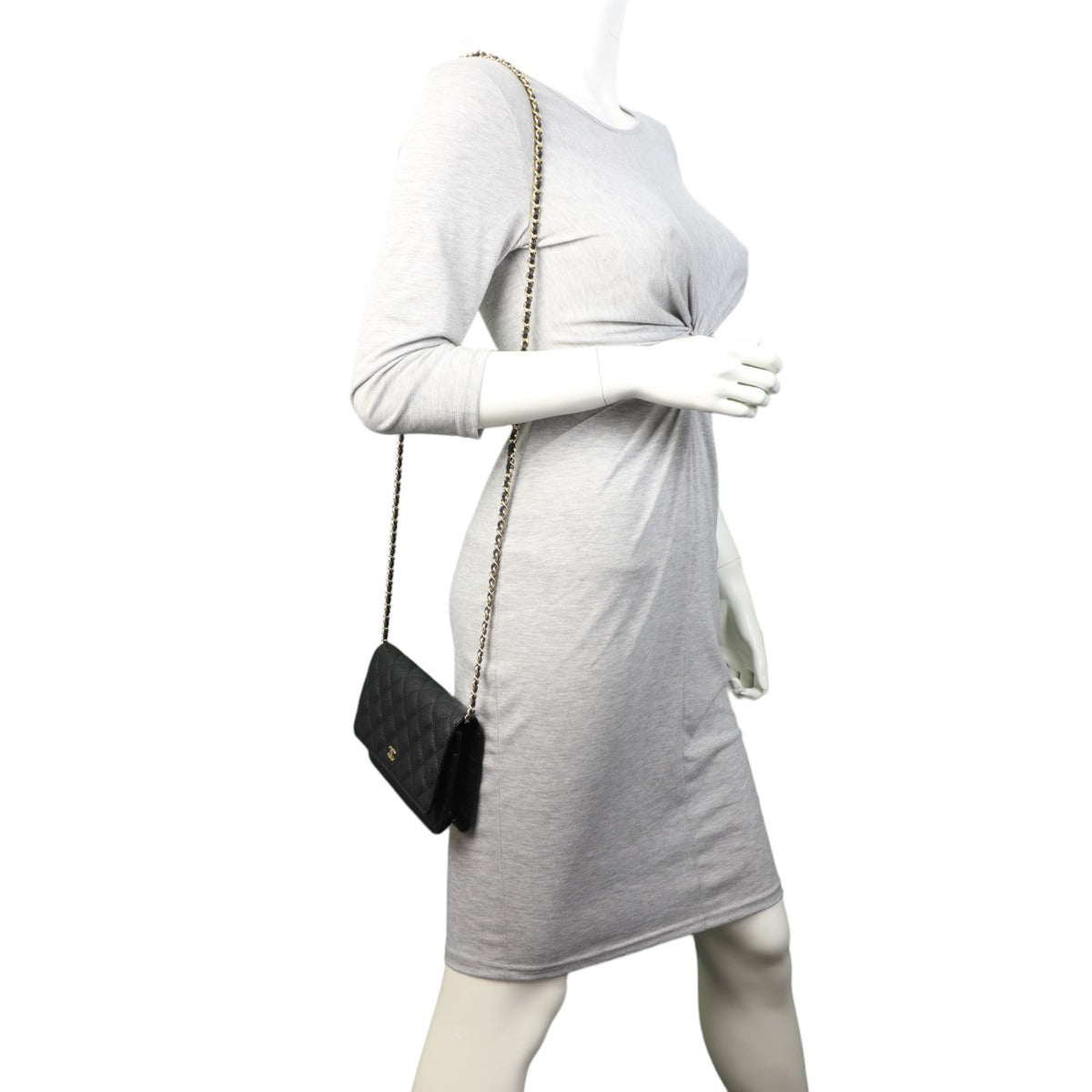 Chanel Classic Wallet on Chain | Gold Hardware