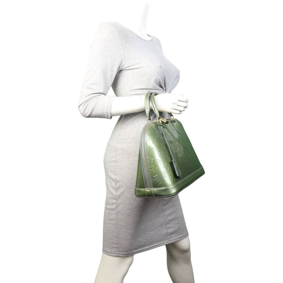 Louis Vuitton Alma PM Monogram Vernis | Vert Bronze