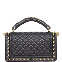 Chanel Boy Old Medium Paris-Rome Chain Top Handle
