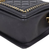 Chanel Boy Old Medium Paris-Rome Chain Top Handle