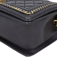 Chanel Boy Old Medium Paris-Rome Chain Top Handle