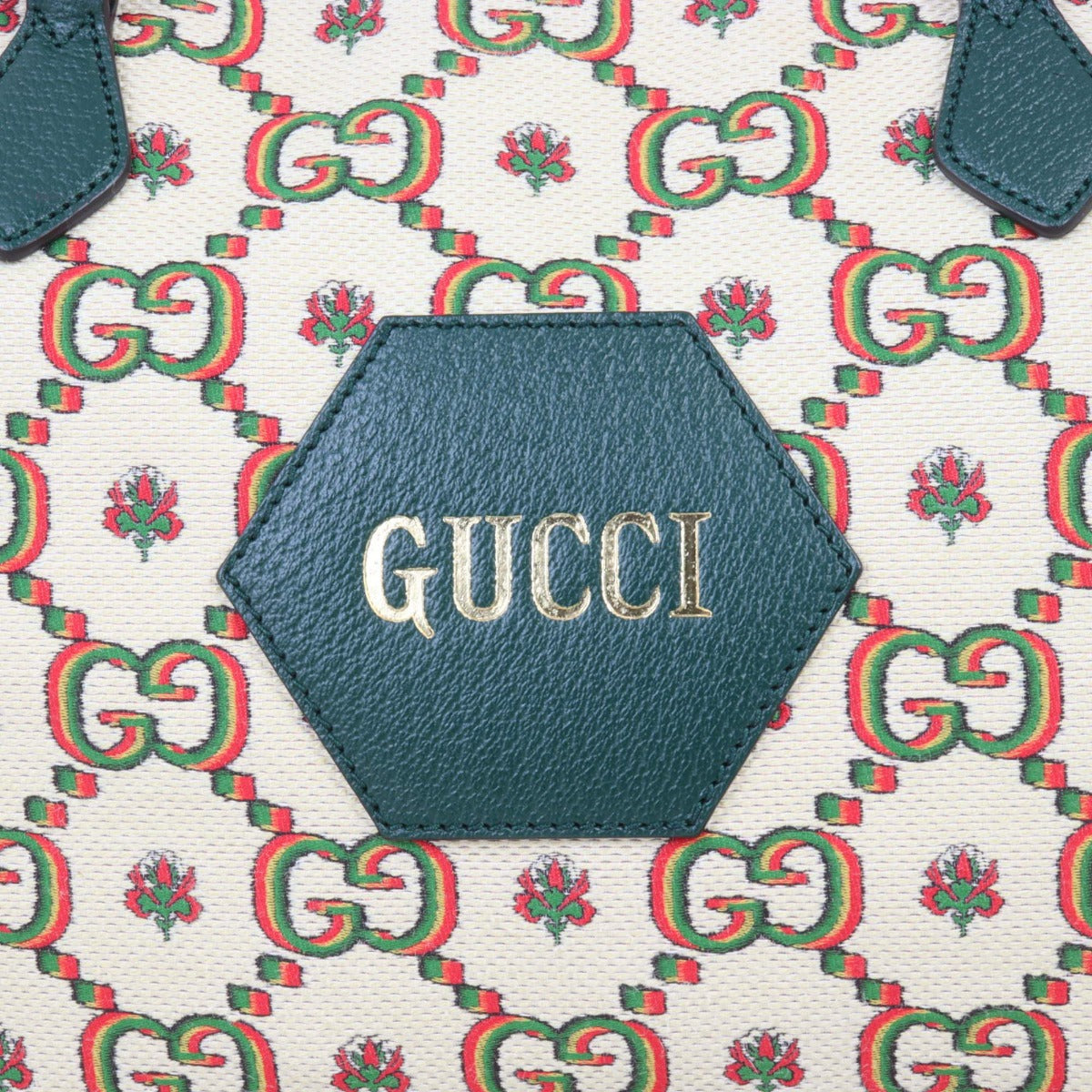Gucci 100 Ophidia Canvas Shopping Tote Medium