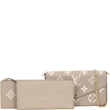 Louis Vuitton Pochette Felicie Monogram Empreinte Giant Bicolour