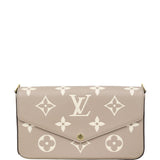 Louis Vuitton Pochette Felicie Monogram Empreinte Giant Bicolour
