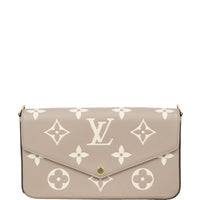 Louis Vuitton Pochette Felicie Monogram Empreinte Giant Bicolour