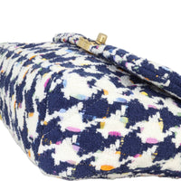 Chanel 19 Tweed Flap Bag Medium | Navy Blue White