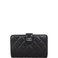 Chanel CC French Wallet | Black Lambskin