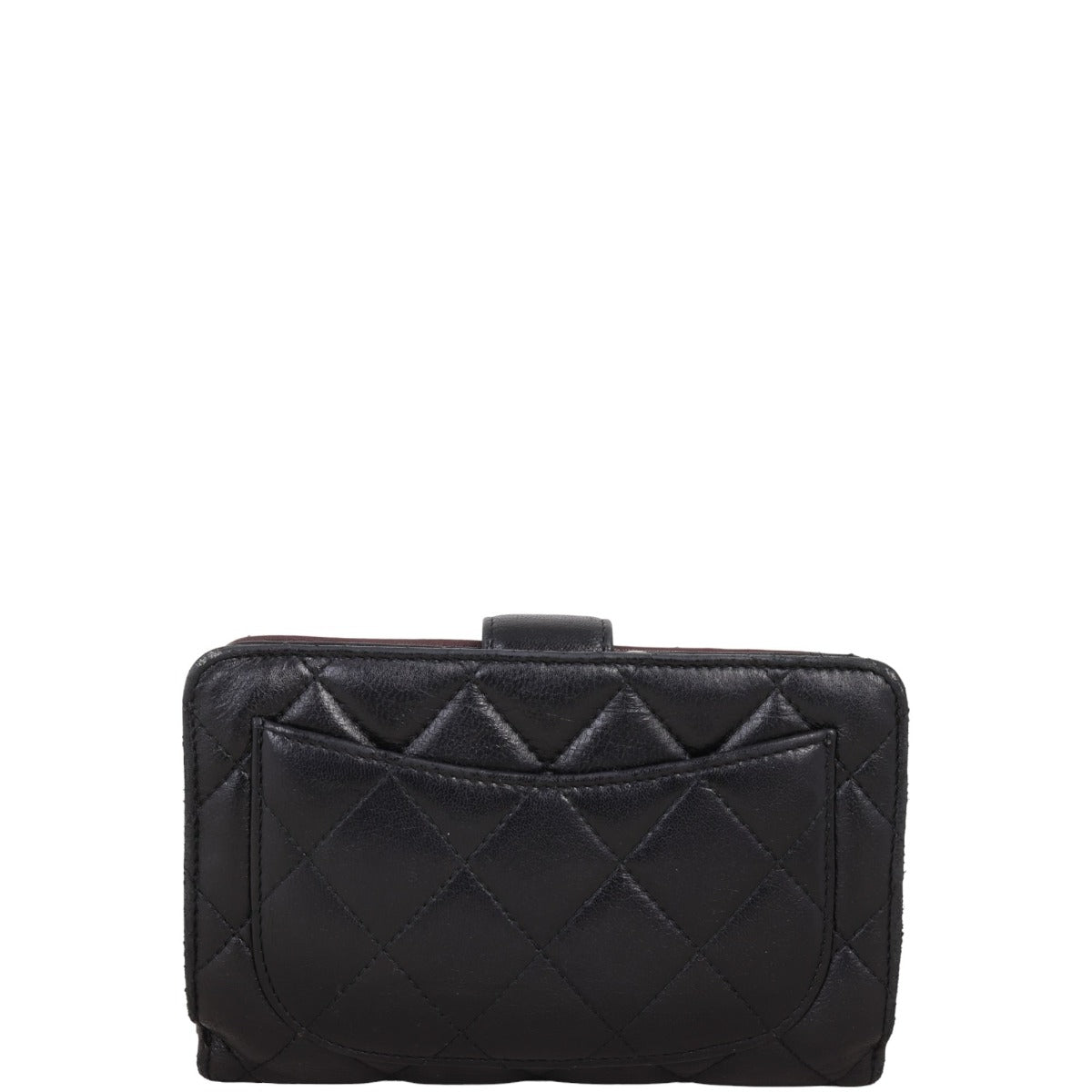 Chanel CC French Wallet | Black Lambskin