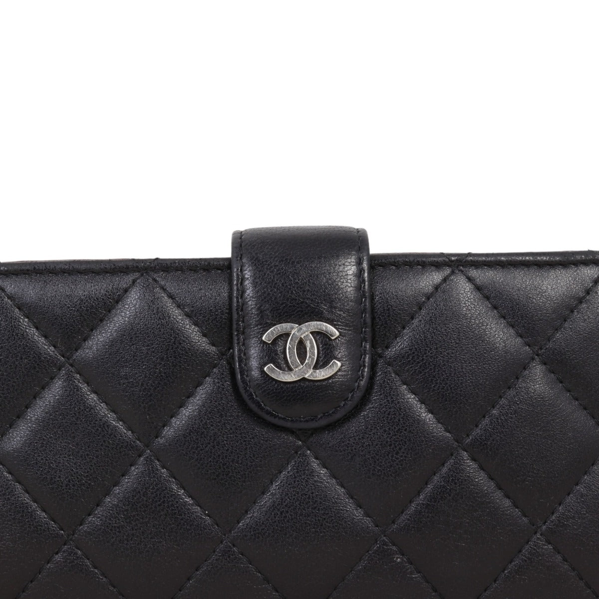 Chanel CC French Wallet | Black Lambskin