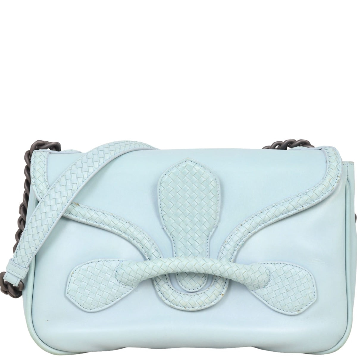 Bottega Veneta Rialto Intrecciato Shoulder Bag Medium