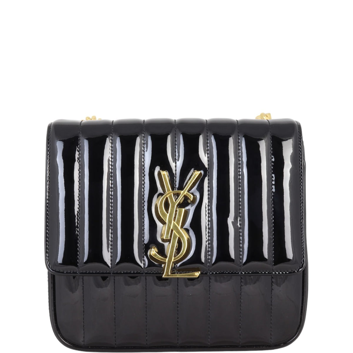 Saint Laurent Vicky Patent Medium