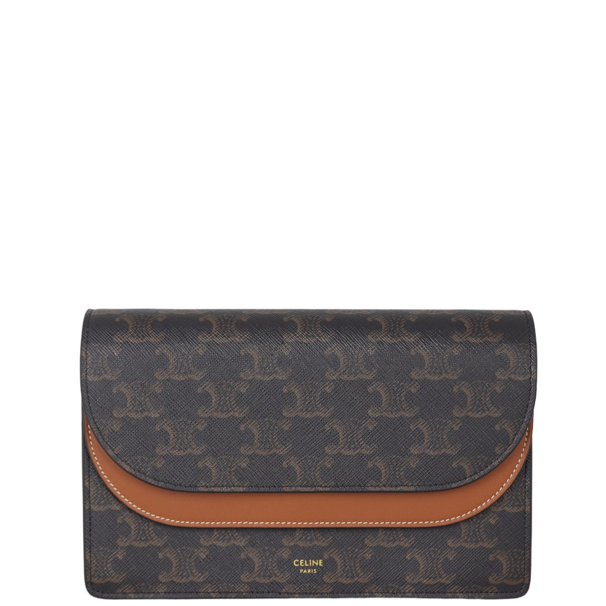 Celine Double Flap Wallet On Strap