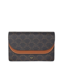 Celine Double Flap Wallet On Strap