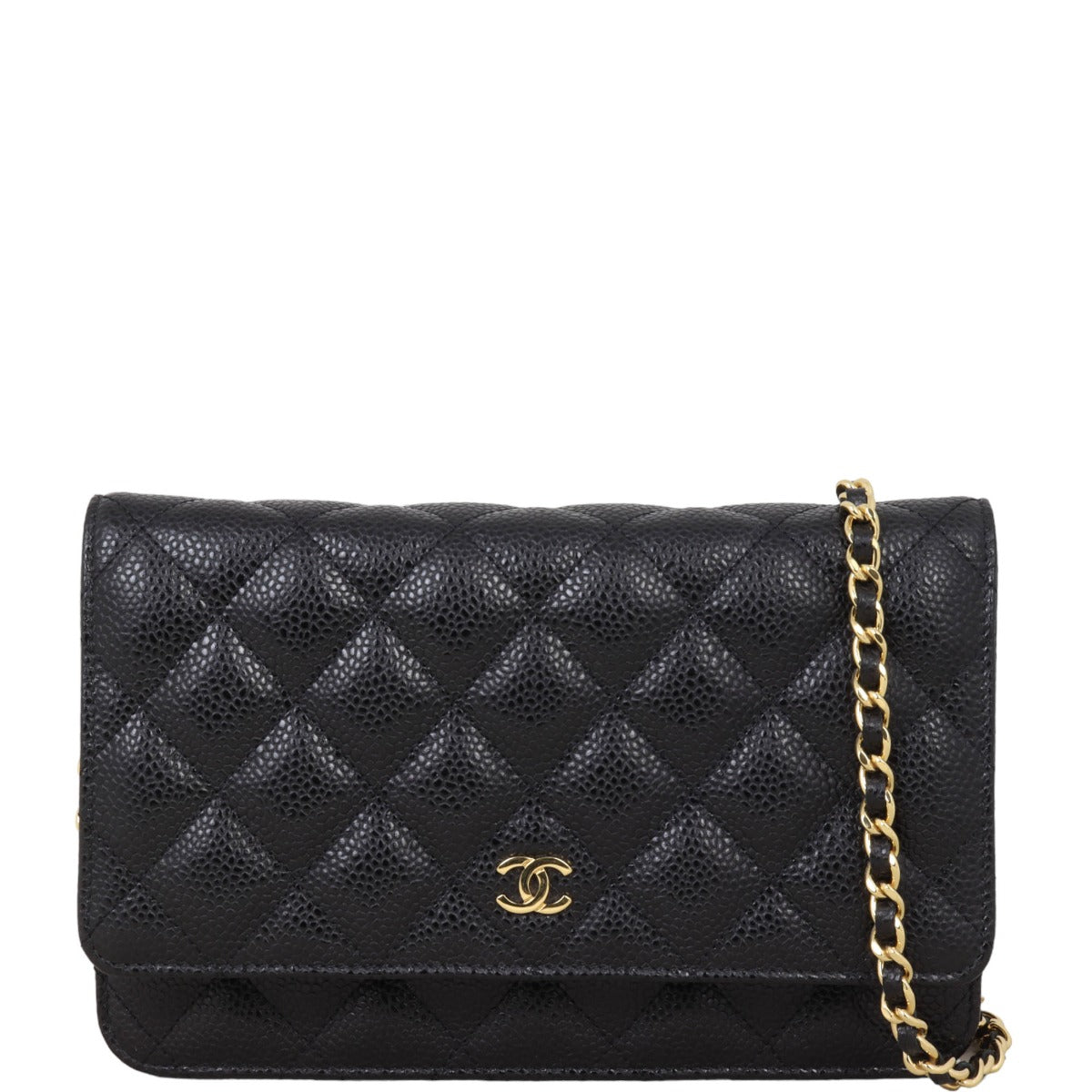Chanel Classic Wallet on Chain | Gold Hardware