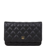 Chanel Classic Wallet on Chain | Gold Hardware