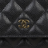 Chanel Classic Wallet on Chain | Gold Hardware