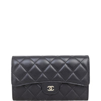 Chanel Classic Flap Long Wallet | Black