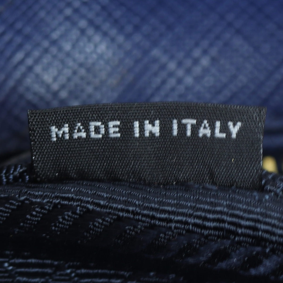 Prada Saffiano Lux Double Zip Tote Medium Interior Stamp