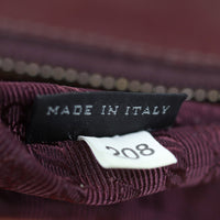 Prada Saffiano Galleria Double Zip Tote Small Interior stamp