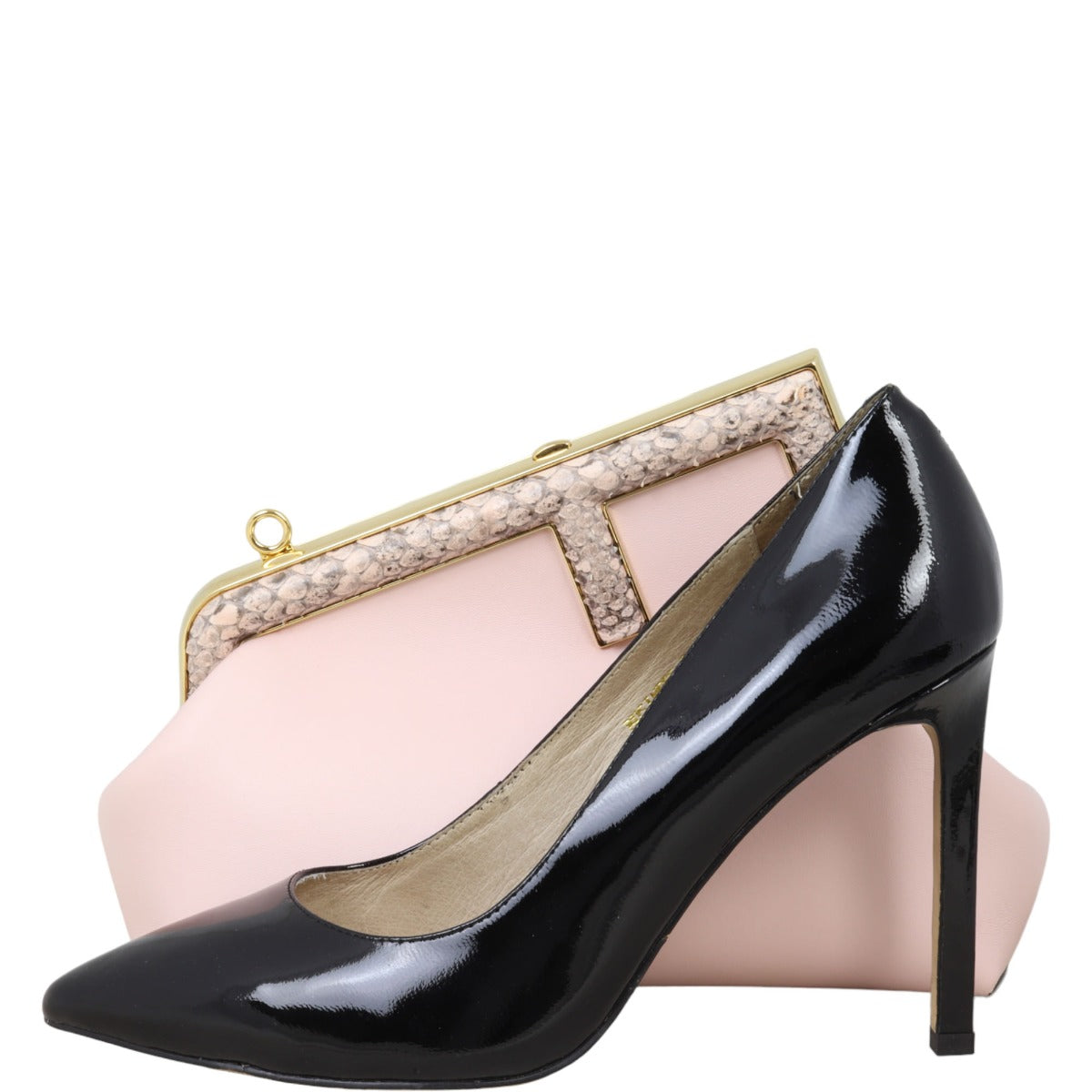 Fendi First Small Clutch with Strap Python