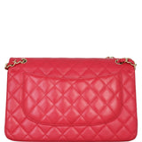 Chanel Classic Double Flap Jumbo | Raspberry Red