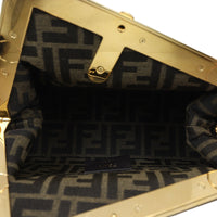 Fendi First Small Clutch with Strap Python
