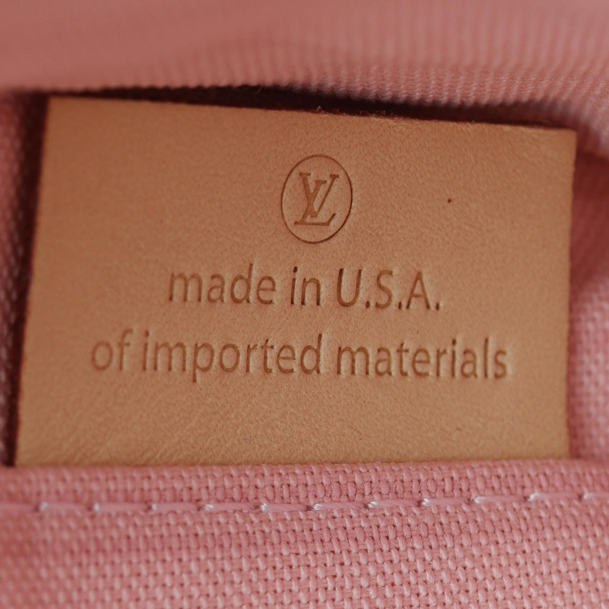 Louis Vuitton Neverfull Pochette Damier Azur Interior Stamp