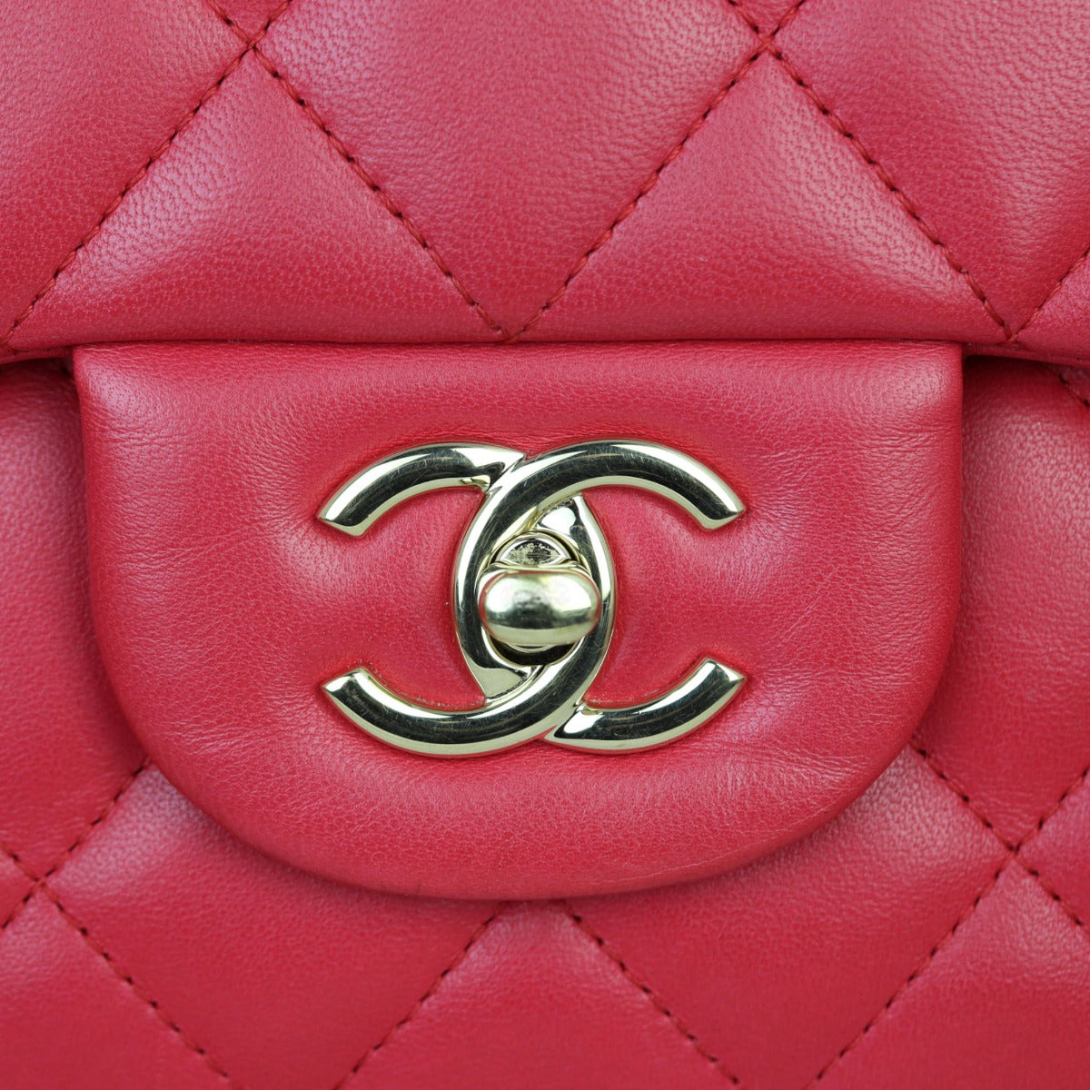 Chanel Classic Double Flap Jumbo | Raspberry Red