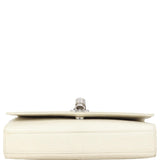 Saint Laurent Kate Tassel Medium Chain Bag Croc-Embossed