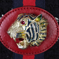 Gucci Tweed Rajah Large Tote Hardware