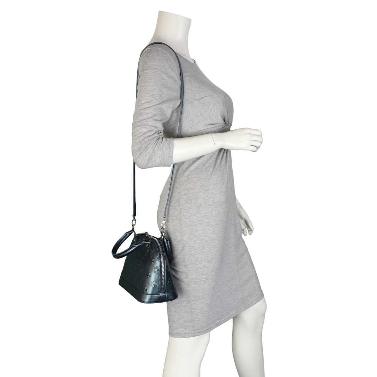 Louis Vuitton Alma BB Monogram Metallic Calfskin