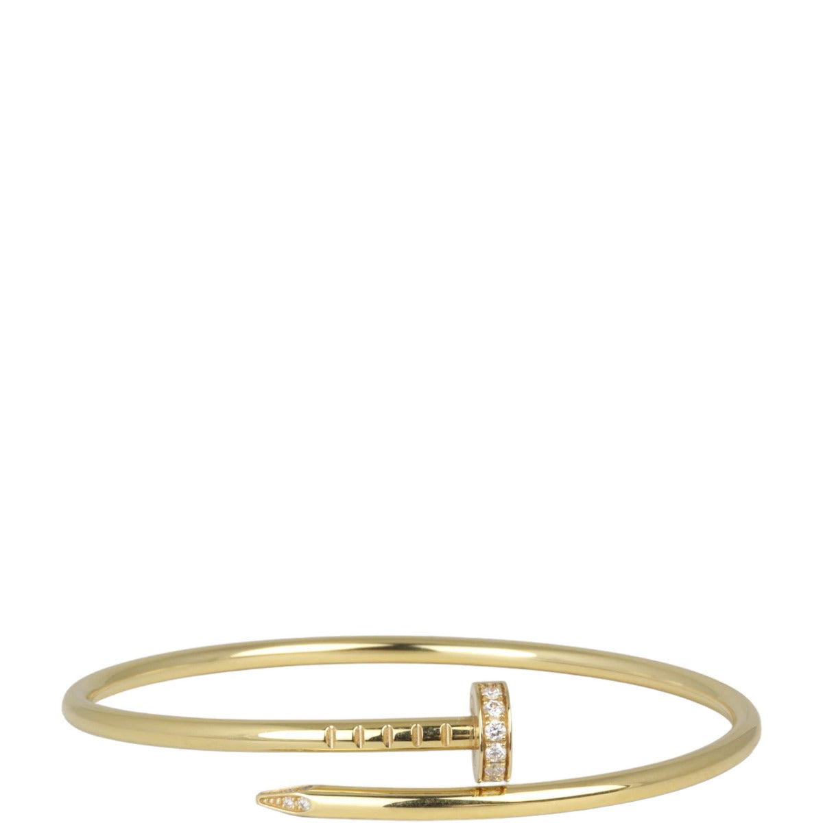 Cartier Juste un Clou Bracelet 18k Yellow Gold Diamond Small