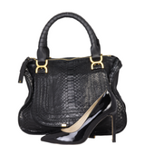 Chloe Marcie Satchel Python